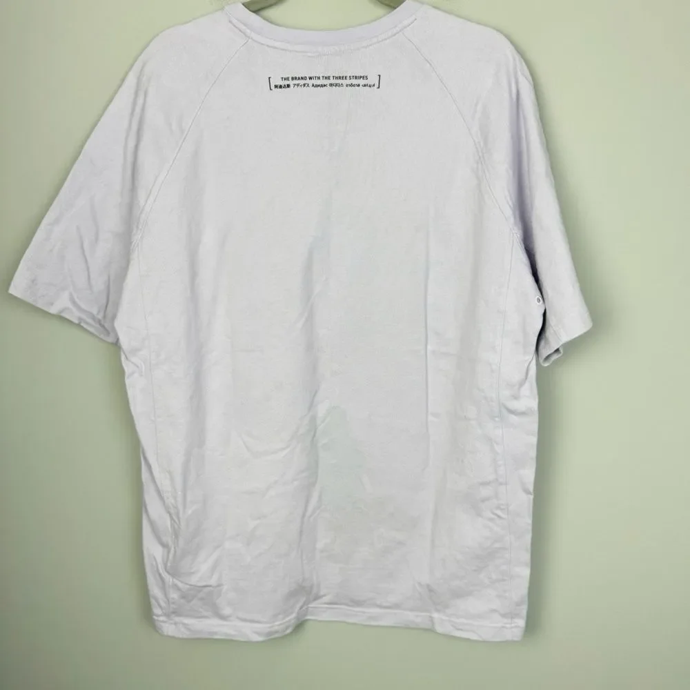 ADIDAS | Light Purple Crewneck Heavyweight Short Sleeve Tee Men’s Size X-Large